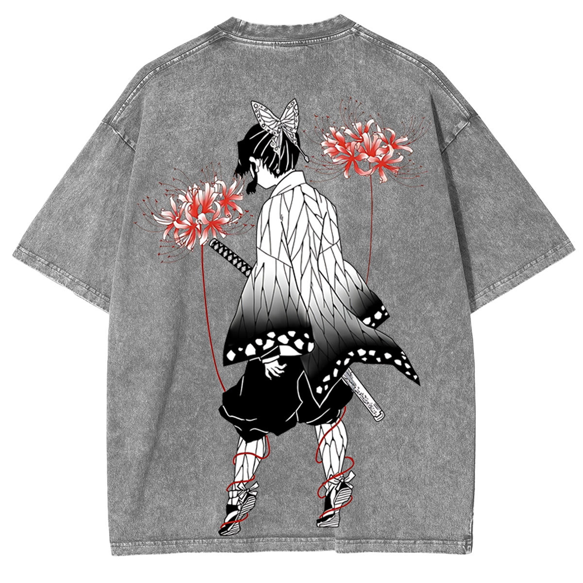 Shinobu Kocho, Demon slayer Anime Unisex Washed T-Shirt