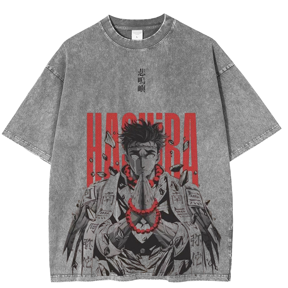 Gyomei Himejima Anime Unisex Washed T-Shirt