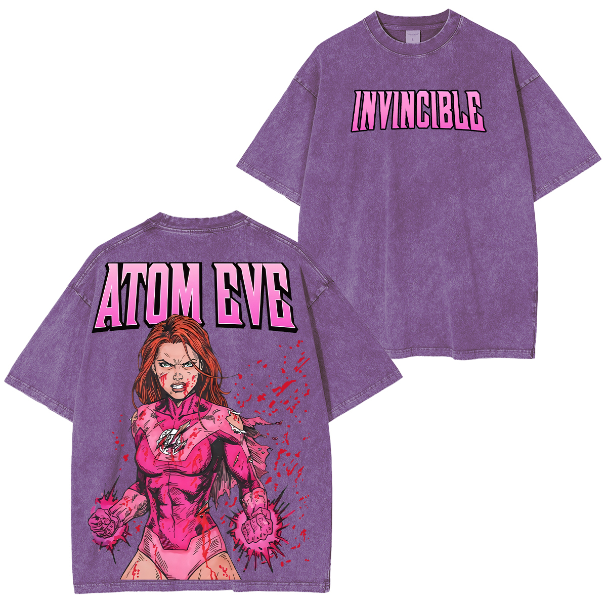 Atom Eve Invincible Washed T-shirt/Crewneck/Hoodie