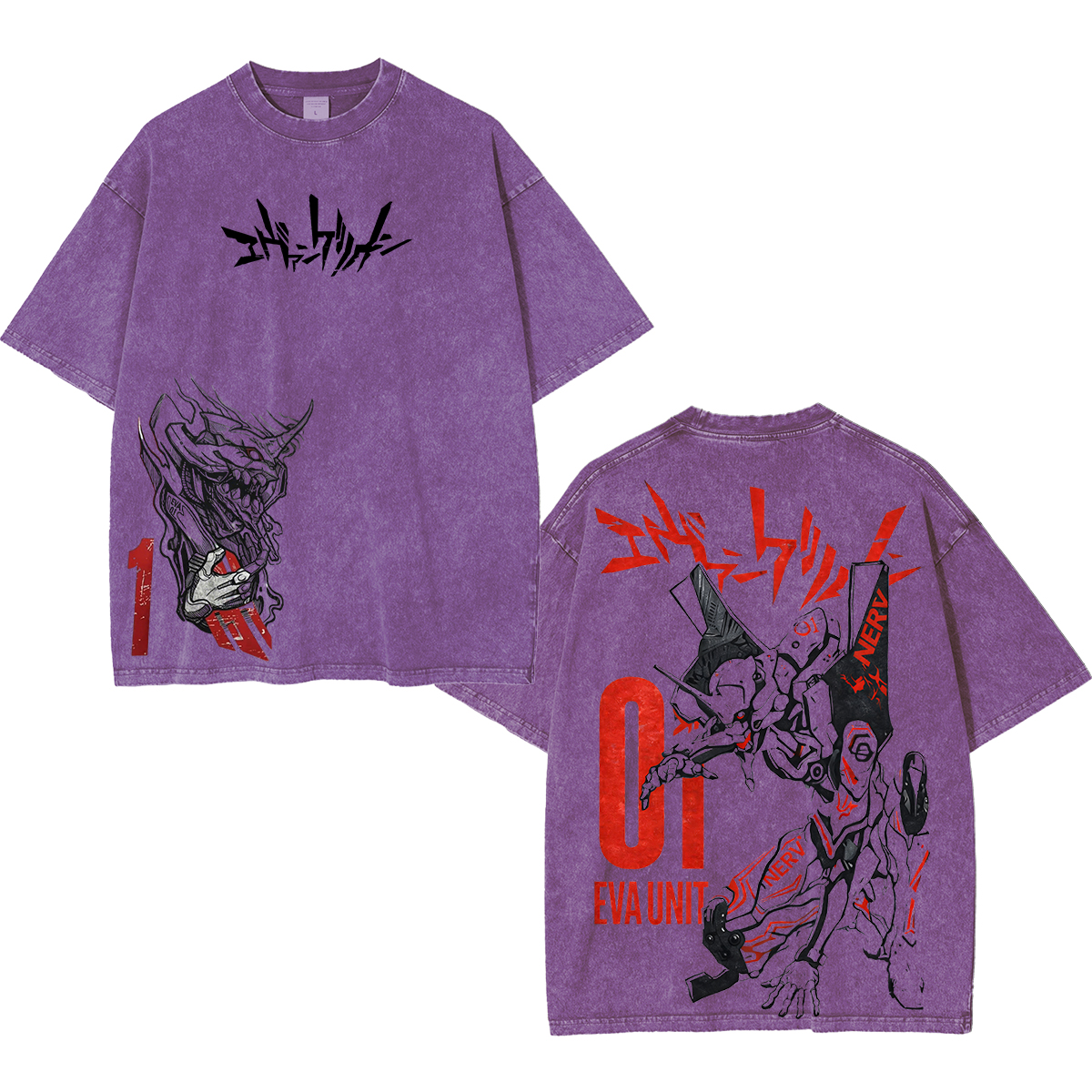 Neon Genesis Evangelion Washed T-shirt/Crewneck/Hoodie
