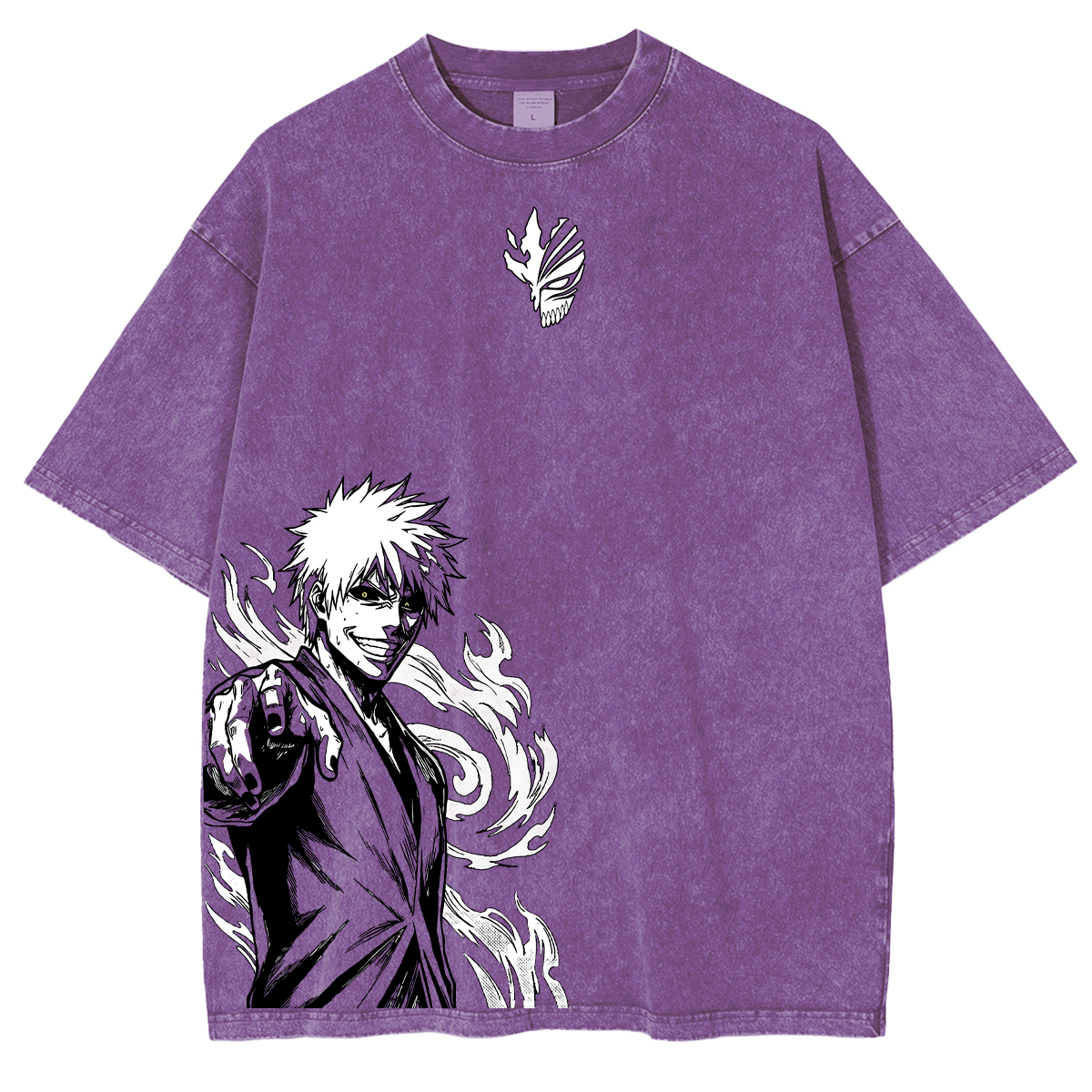 Bleach Ichigo Zangetsu Unisex  Washed T-Shirt