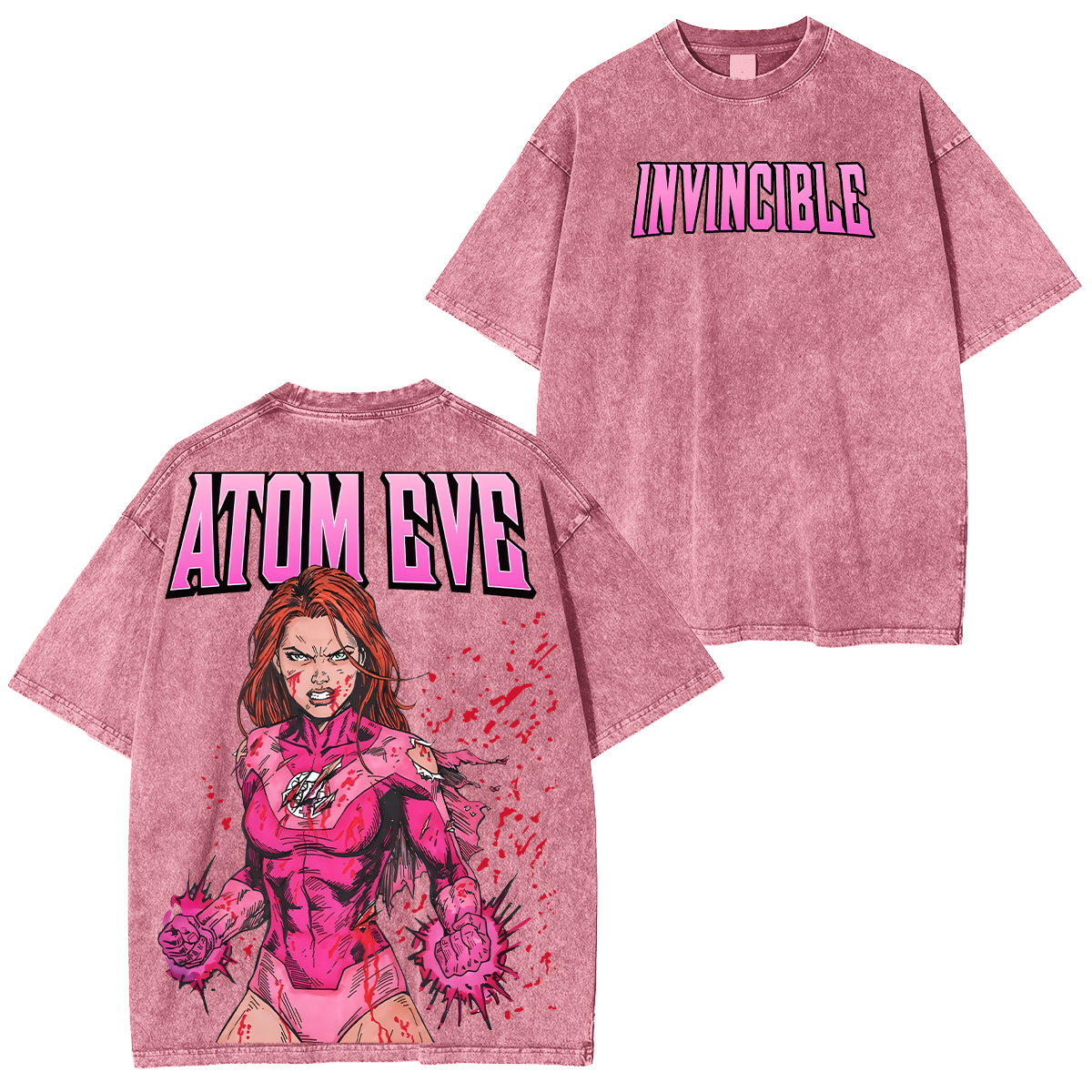 Atom Eve Invincible Washed T-shirt/Crewneck/Hoodie