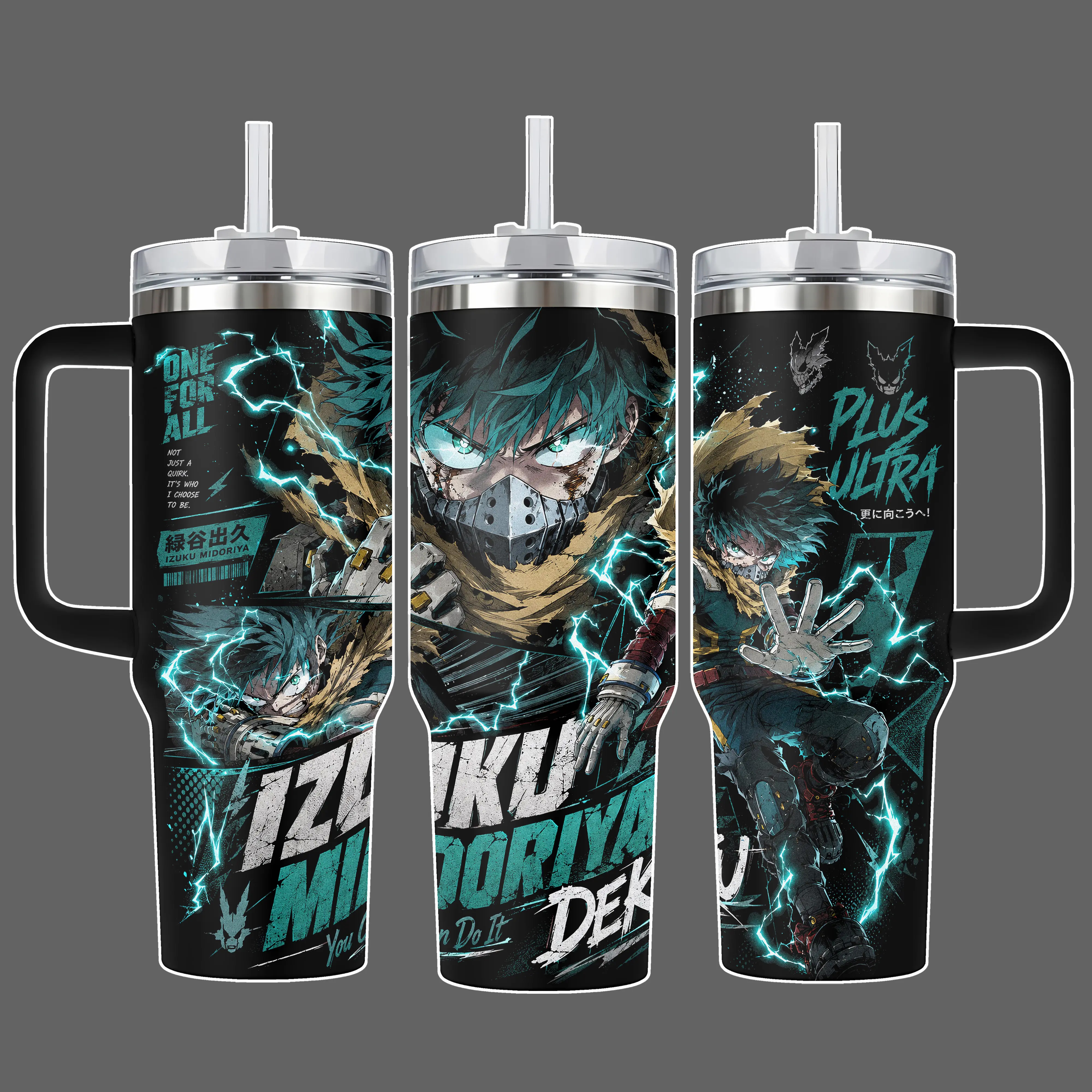 My Hero Academia 30oz or 40oz Stainless Steel Tumbler With Handle HG