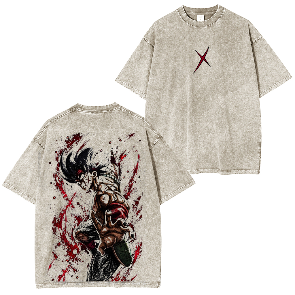 Dragon Ball Bardock Vintage Washed T-shirt/Crewneck/Hoodie