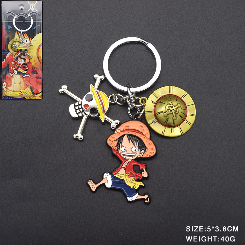 High-quality One Piece keychains/keychains, anime merchandise, backpack charms