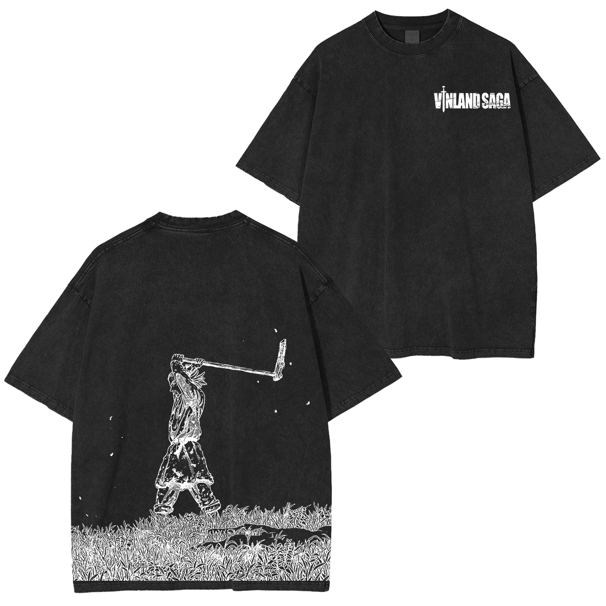 Vinland Saga Anime Unisex Washed T-Shirt