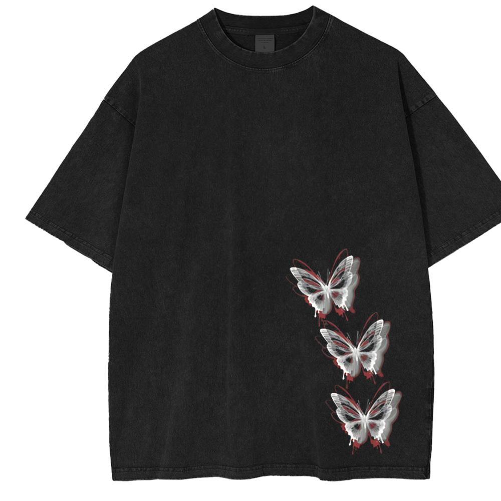 Retro Vintage Ken Kaneki Tokyo Ghoul Anime Unisex Washed T-Shirt