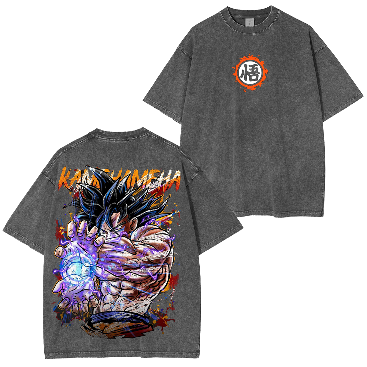 Dragon Ball Kamekameha Vintage  Unisex Washed T-Shirt