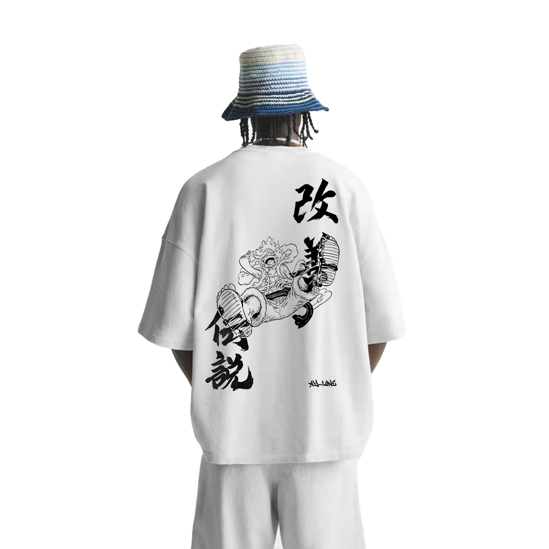Path of the Pirate King Gear 5 Streetwear Shirt White