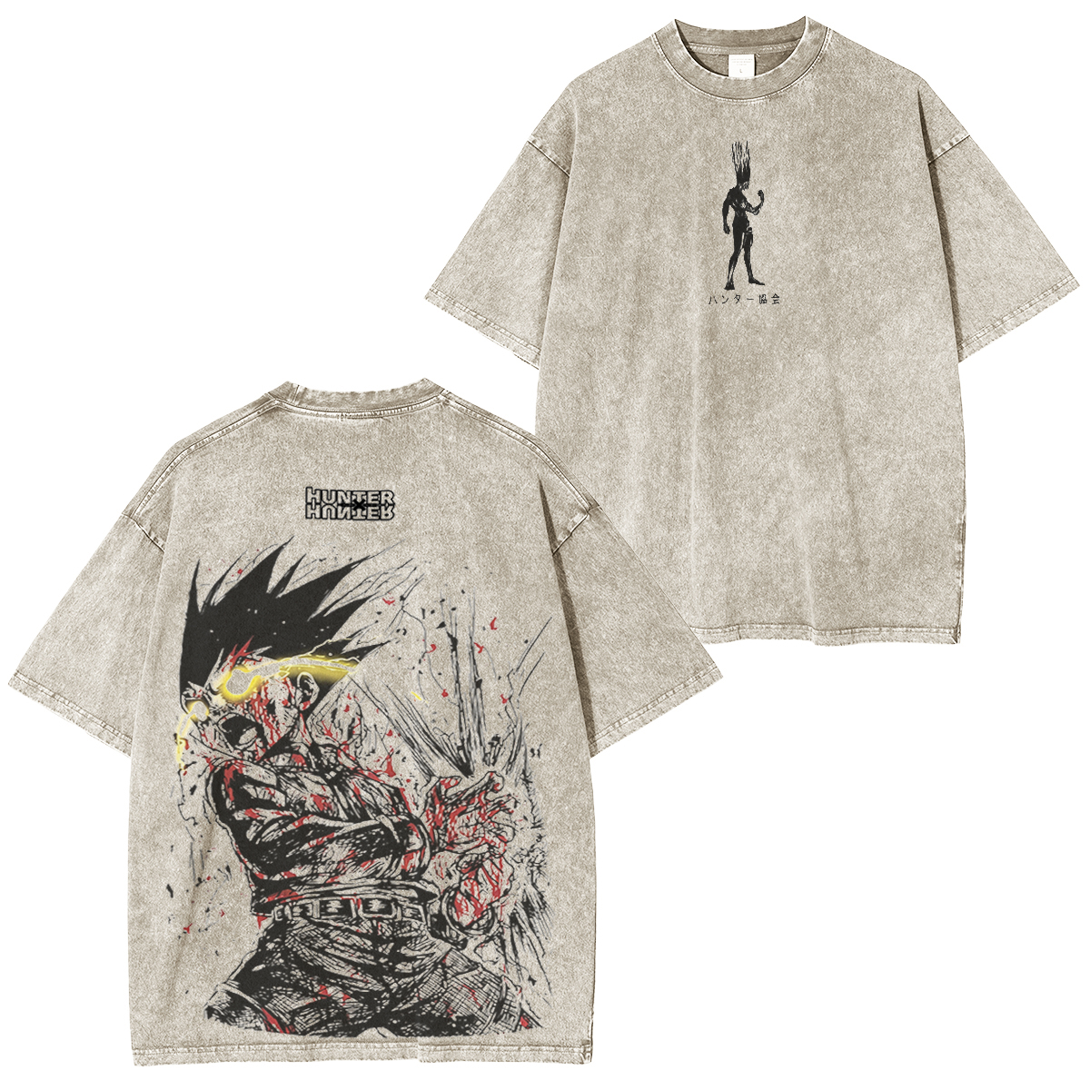Hunter X Hunter Gon Freecss Vintage Washed T-shirt