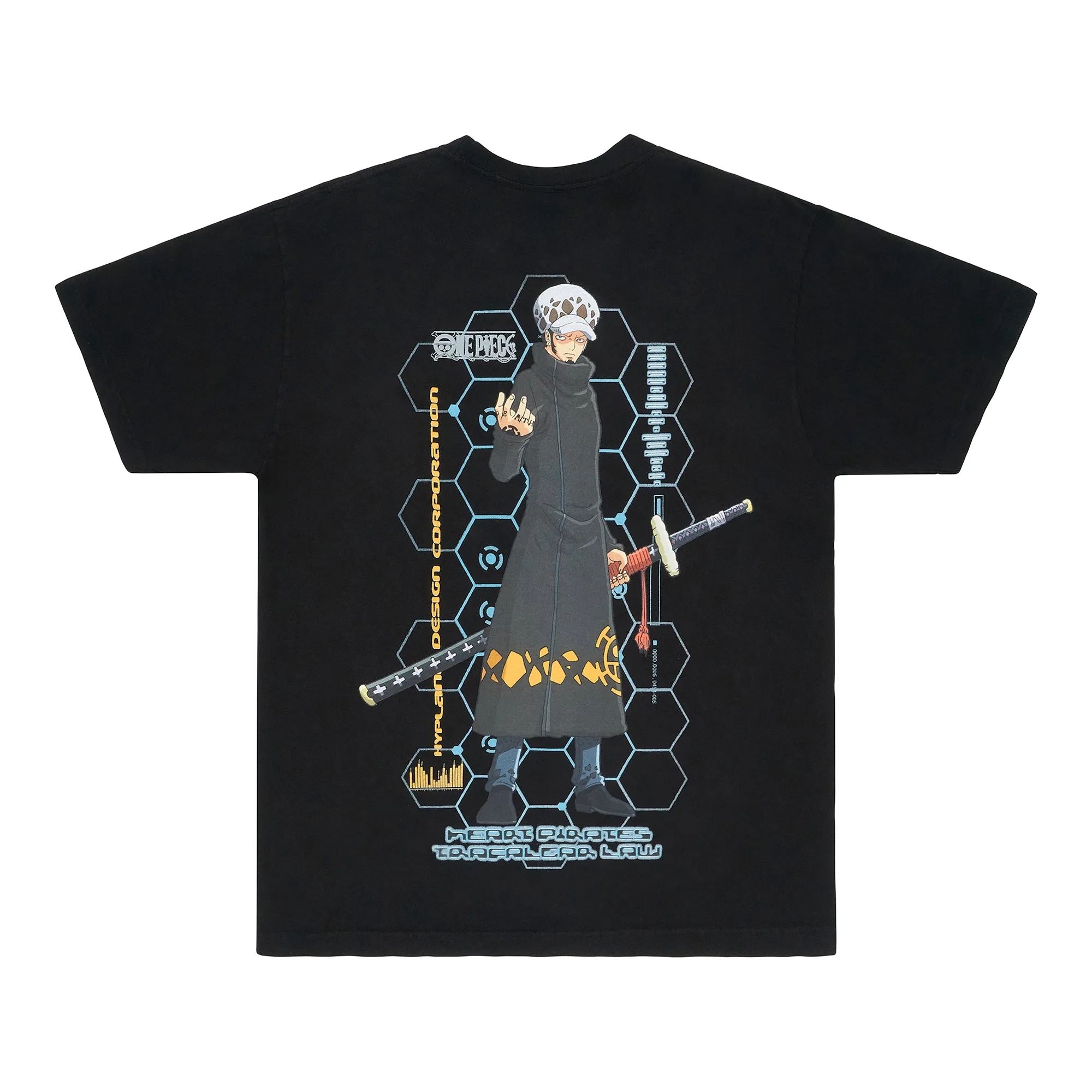 ONE PIECE LAW BOX LOGO SHIRT (BLACK)