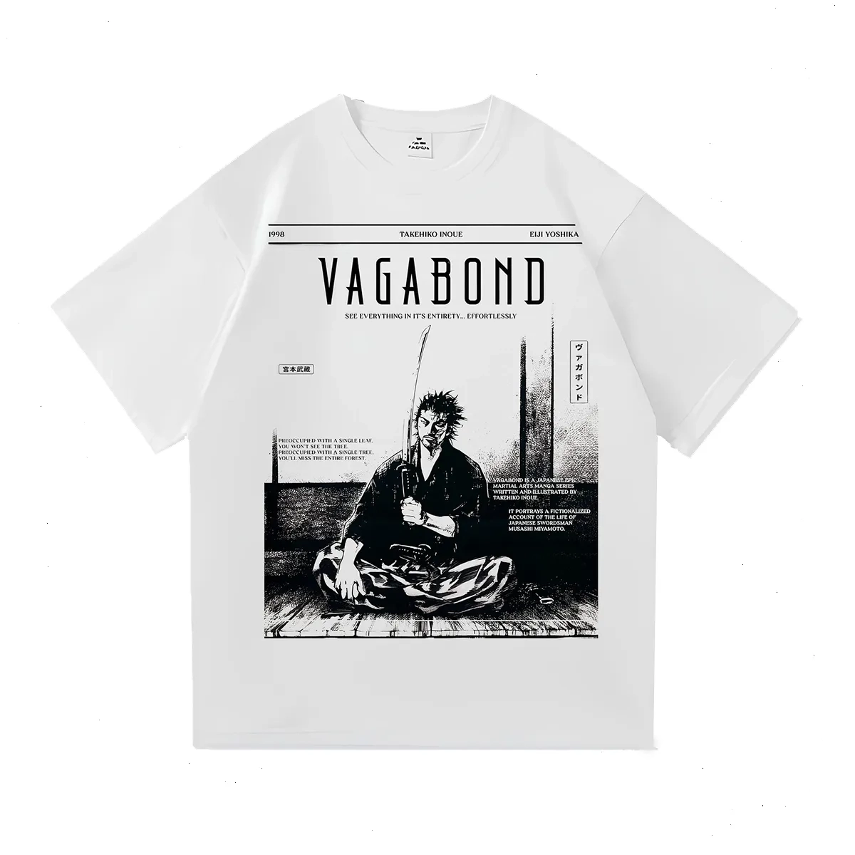 Vagabond Vintage Design Unisex Manga T-Shirt