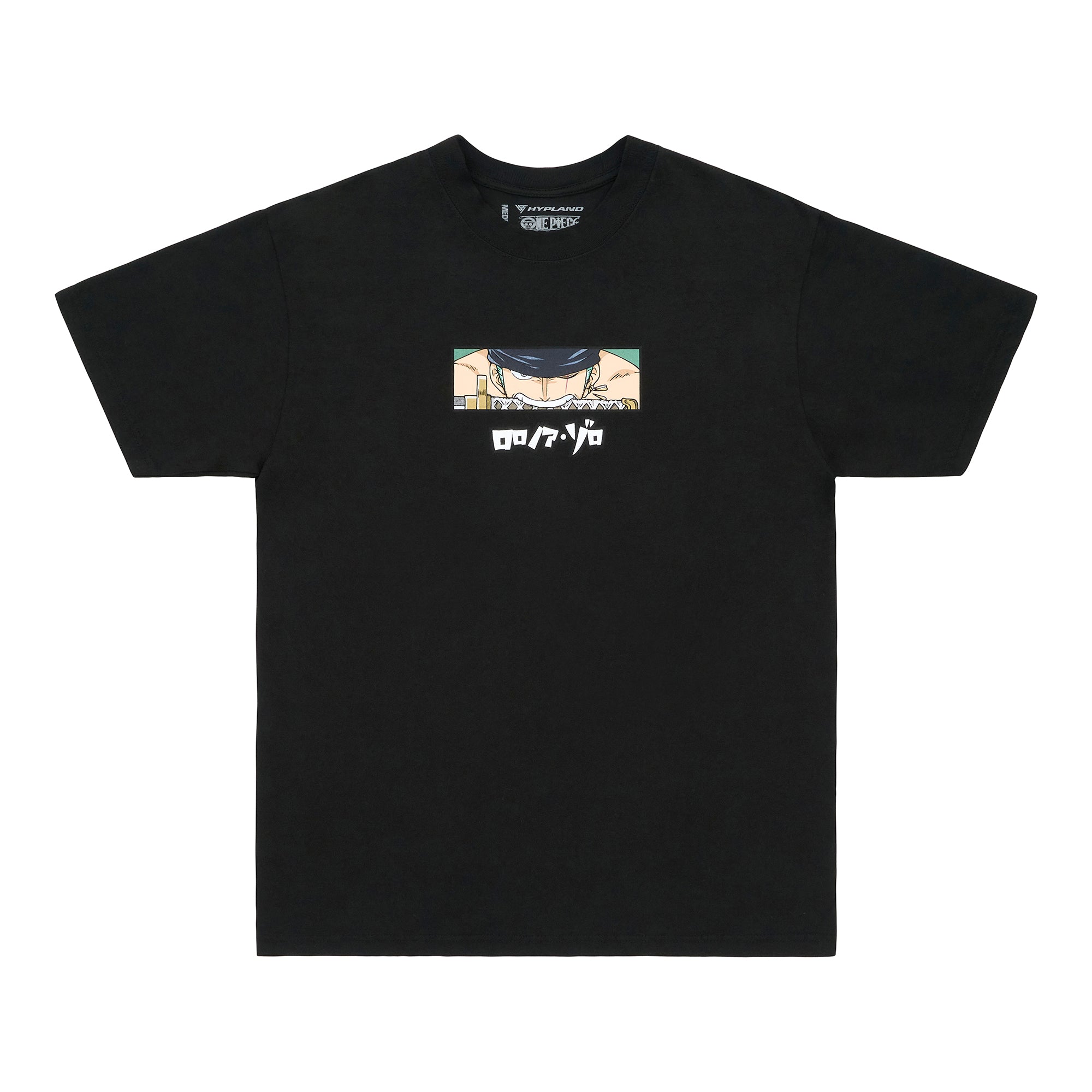 ONE PIECE ZORO EYES SHIRT (BLACK)