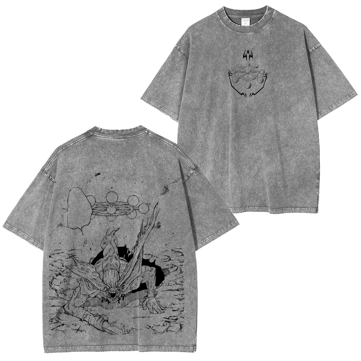 Jujutsu Kaisen Vintage Washed T-shirt/Crewneck/Hoodie