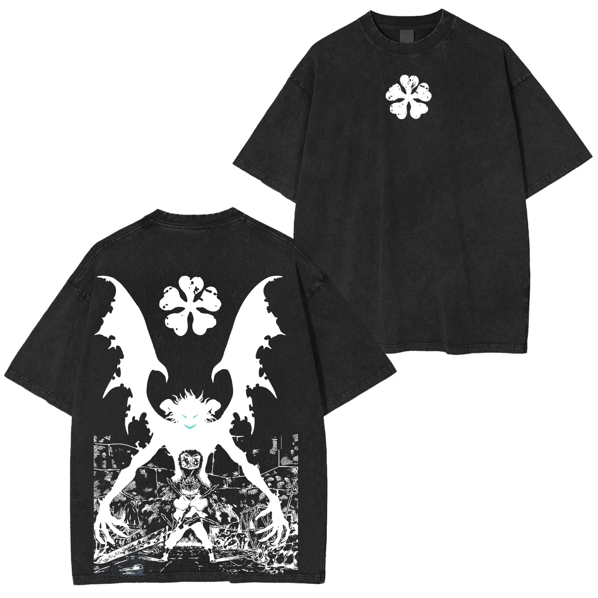Black Clover Streetwear Inspired Anime T-Shirt