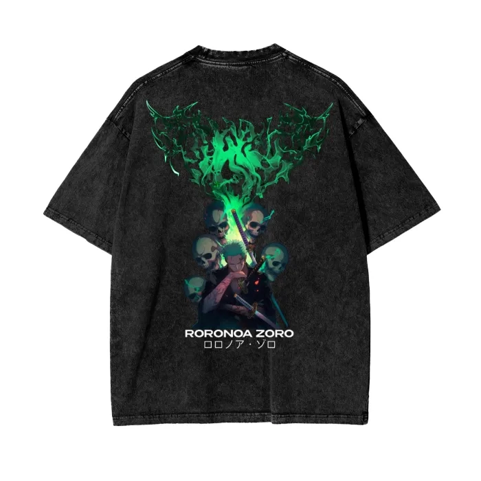 Pirate Hunter Metal Streetwear Shirt Black Washed