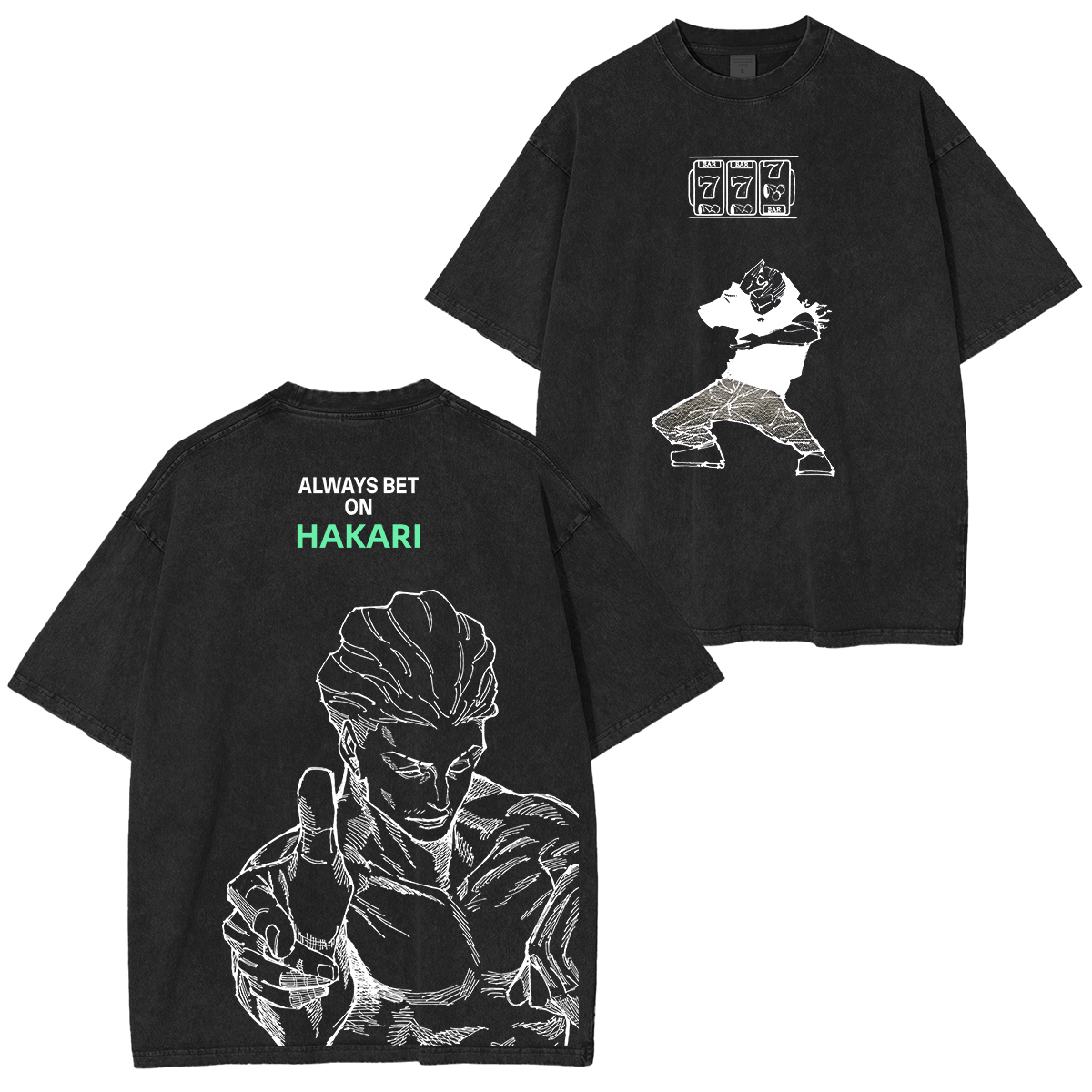 Hakari Kinji Jujutsu Kaisen Washed T-shirt/Crewneck/Hoodie