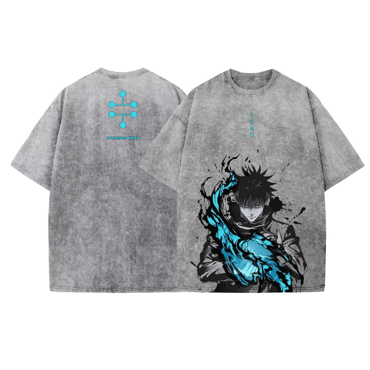  Megumi Jujutsu Kaisen Unisex Washed T-Shirt