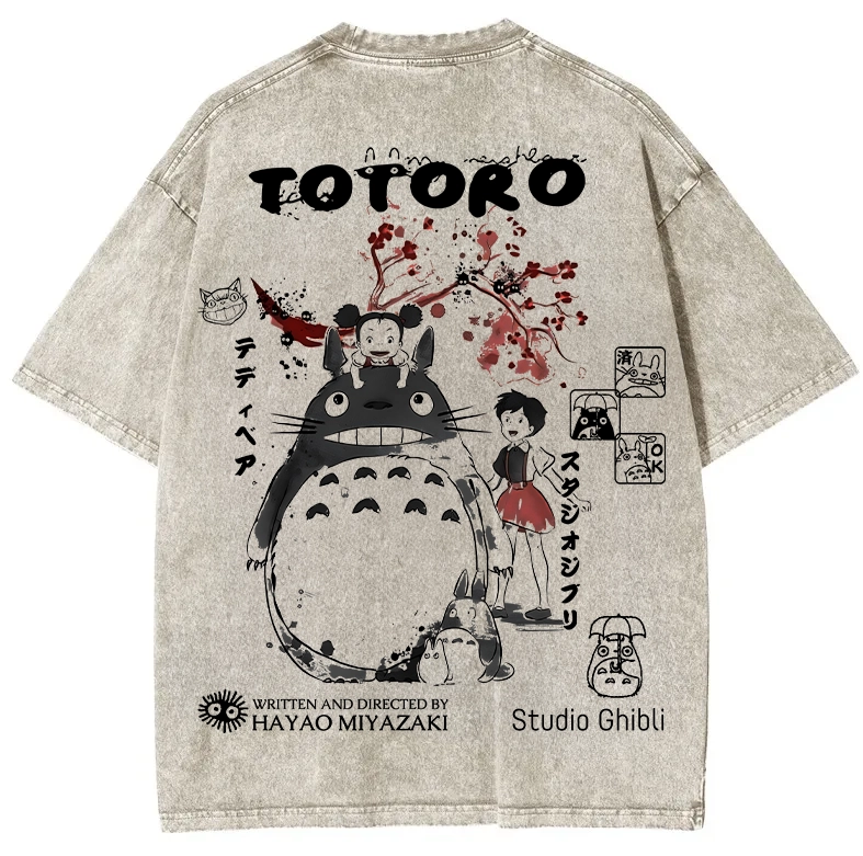 My Neighbor Totoro Vintage Anime T-shirt