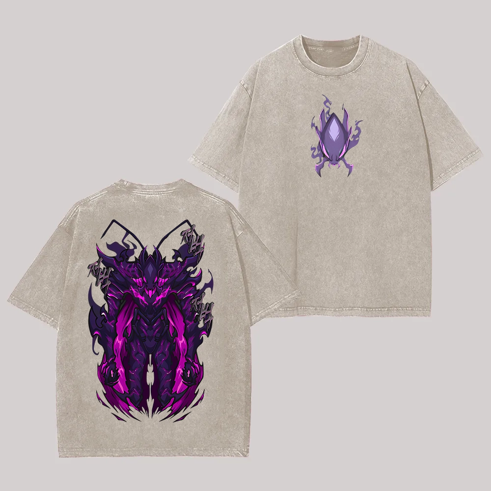 The Shadow Of The Ant King Solo Leveling Printed Unisex Washed T-Shirt