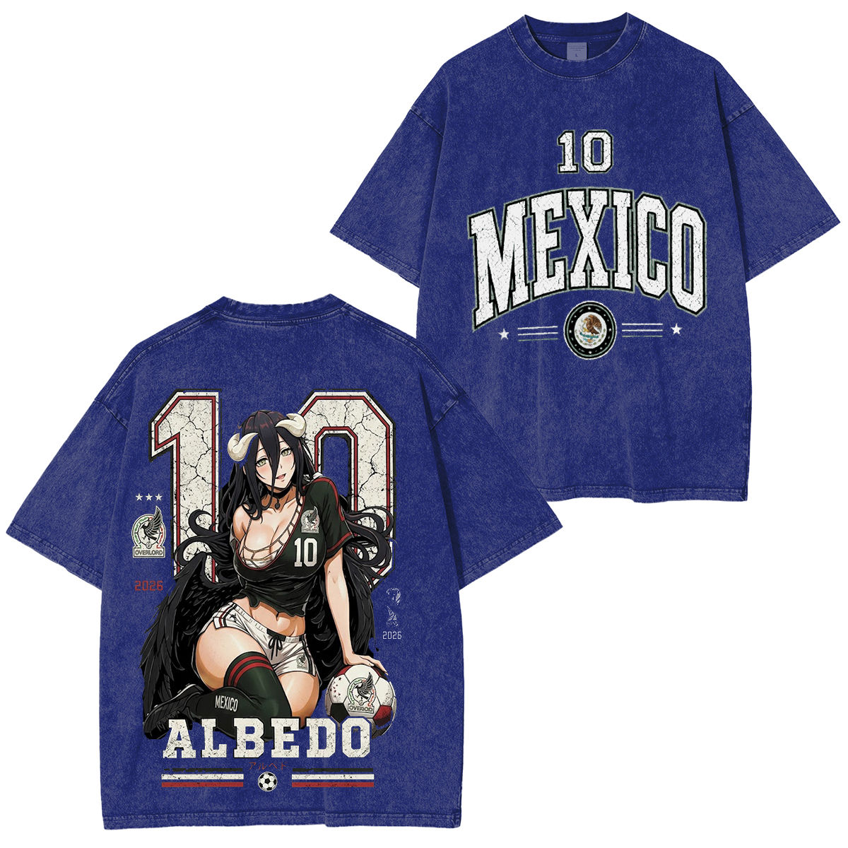 Overlord World Cup 6 202 Vintage Unisex  Washed T-Shirt