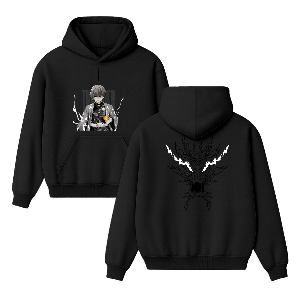 Zenitsu Demon Slayer Anime Unisex Hoodie
