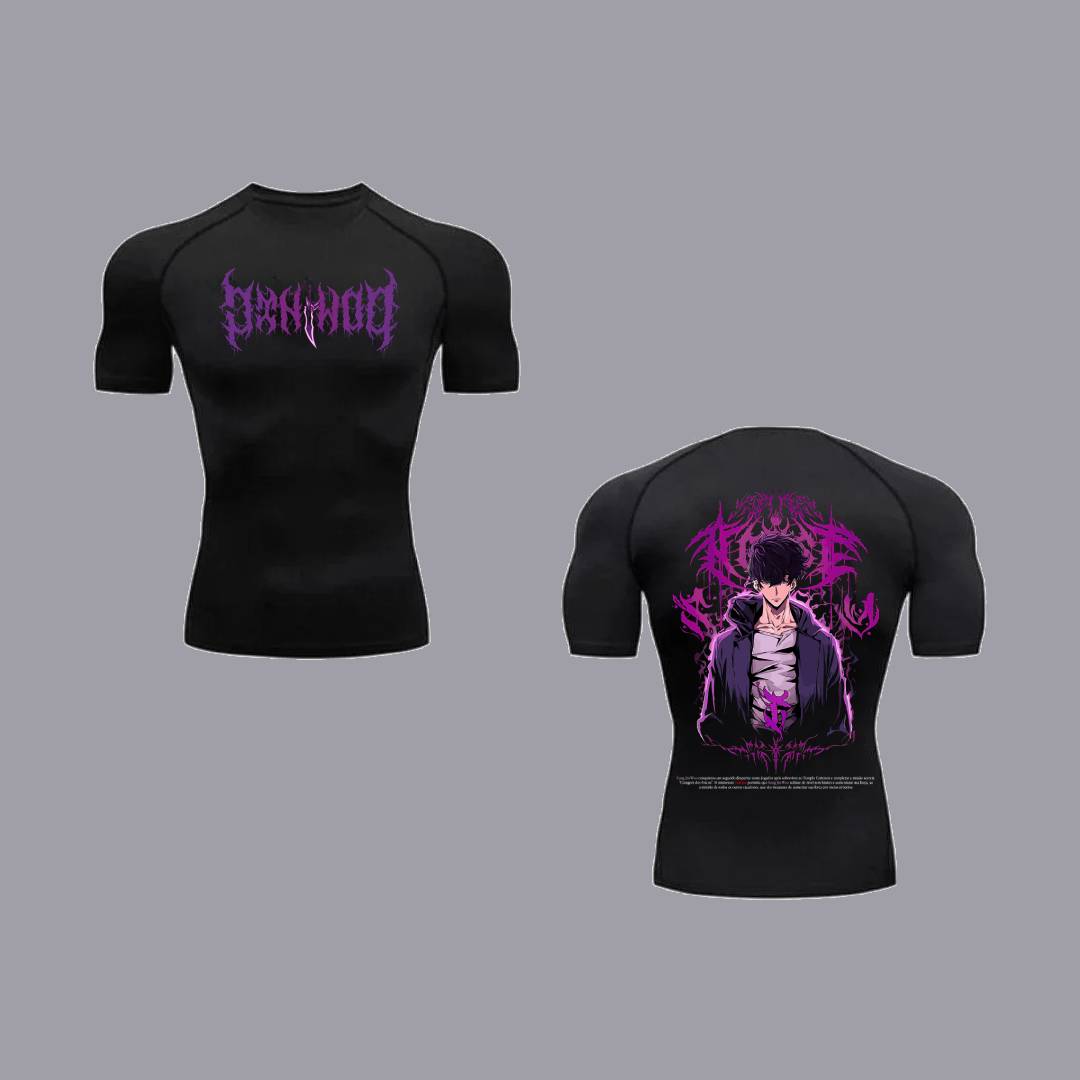 [Copy]Solo Leveling "SUNG JIN WOO" Fitness Tee