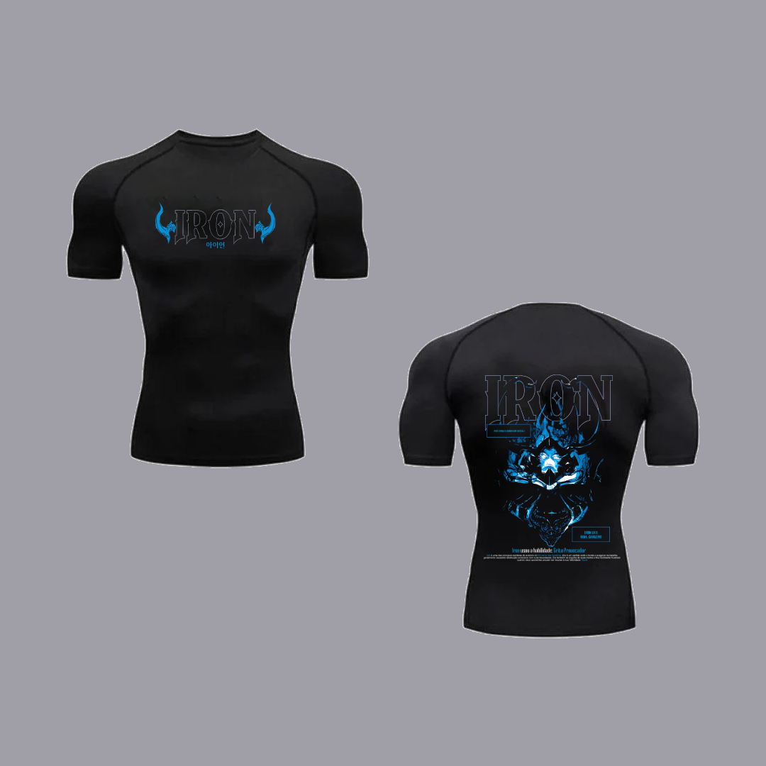 Solo Leveling "LRON KNIGHT" Fitness Tee