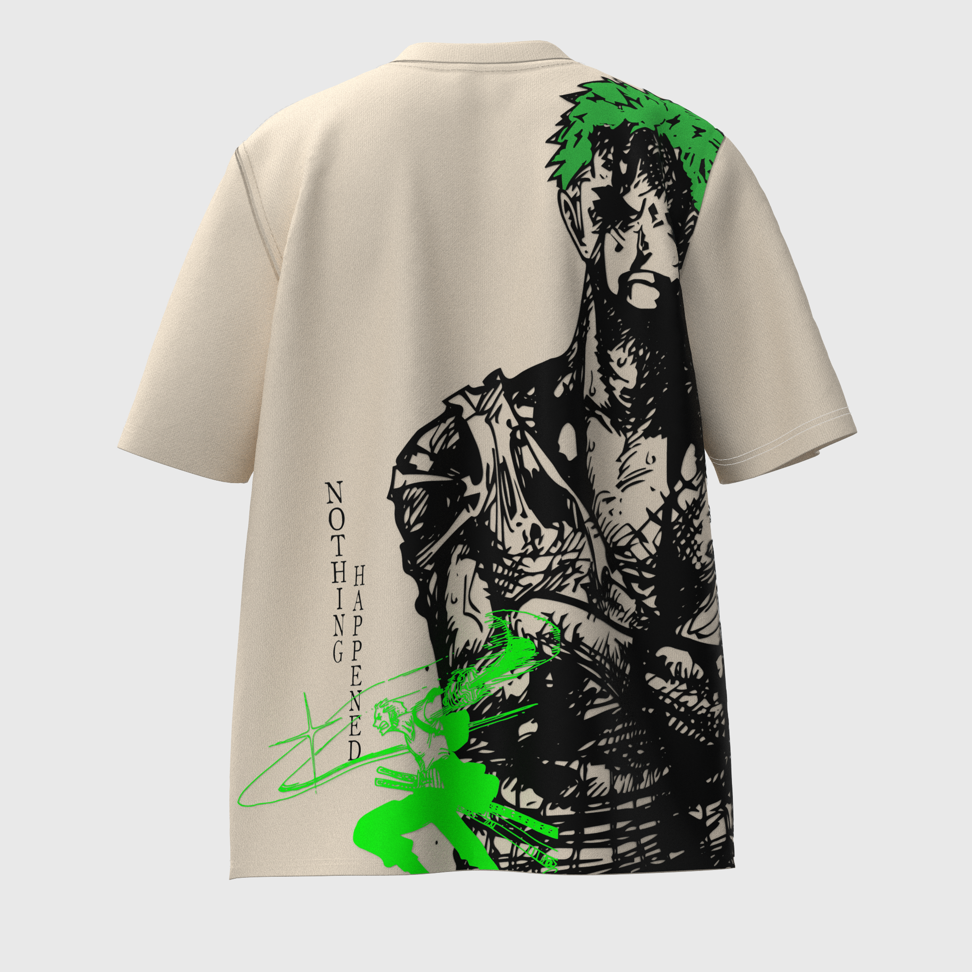 Zoro's resolve "Nothing happened"