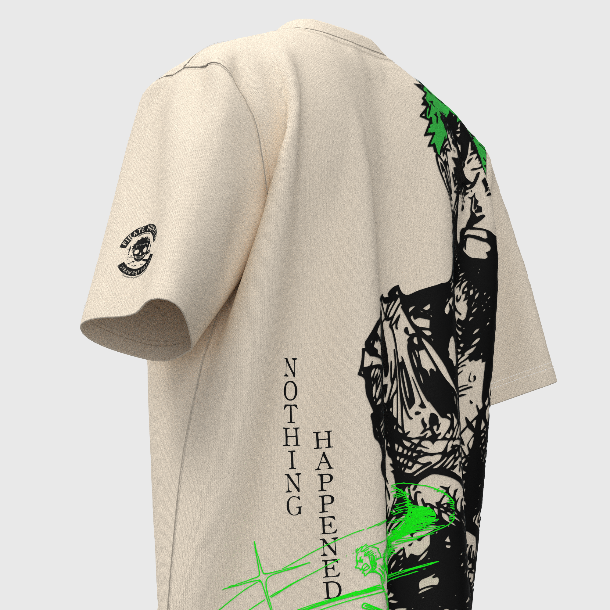 Zoro's resolve "Nothing happened"