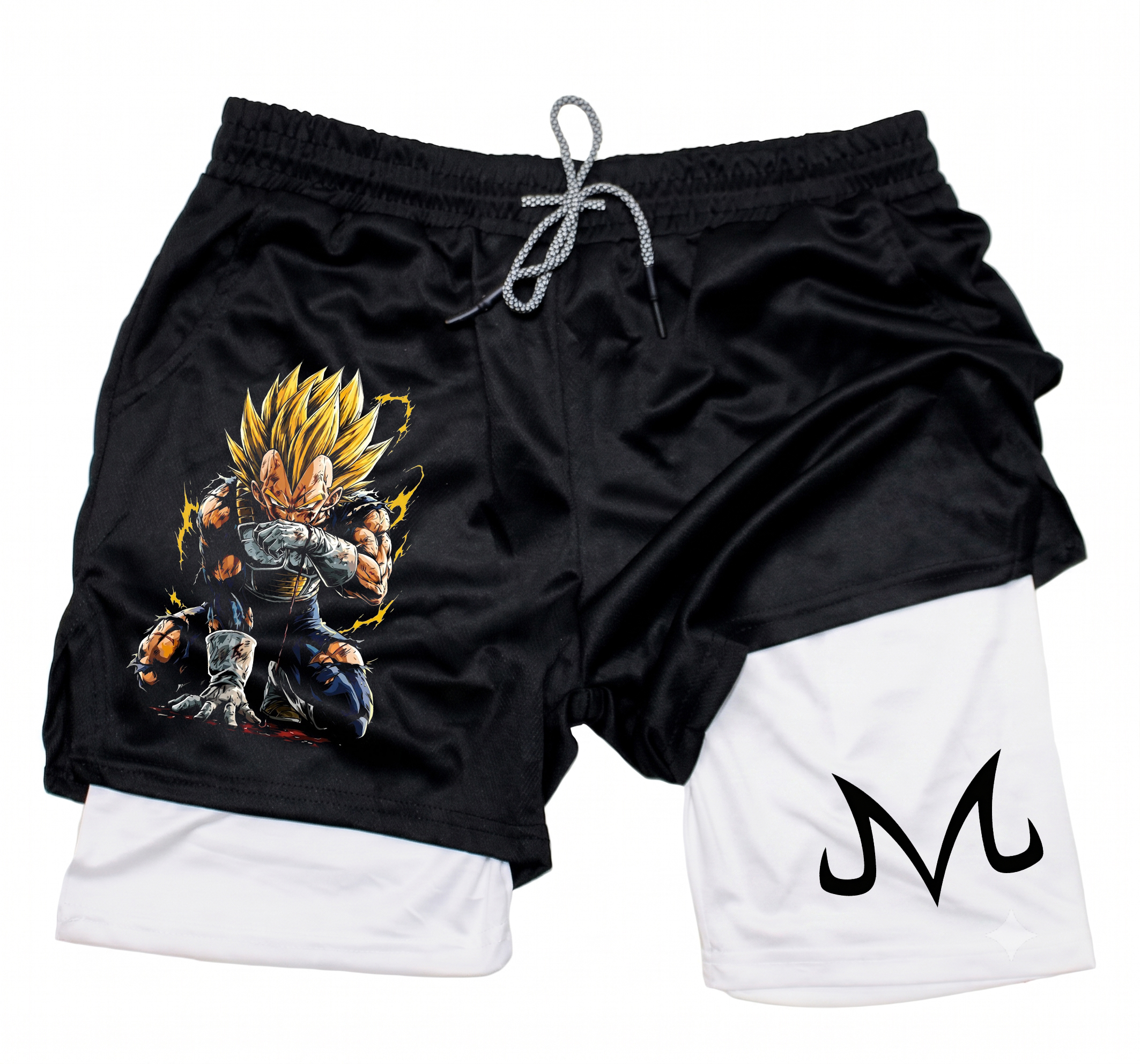 Dragon Ball GOKU Vegeta Anime Printed Double Layer Shorts
