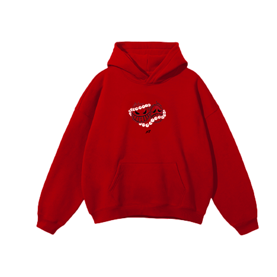 Flame Rogue Streetwear Hoodie Red