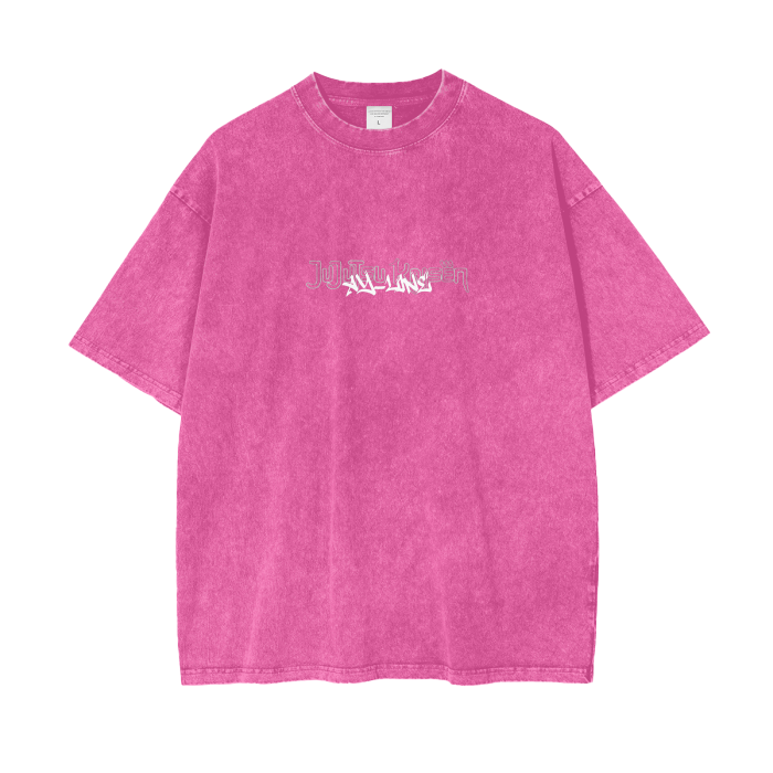 The Disgraced One Streetwear Shirt Pink Washed