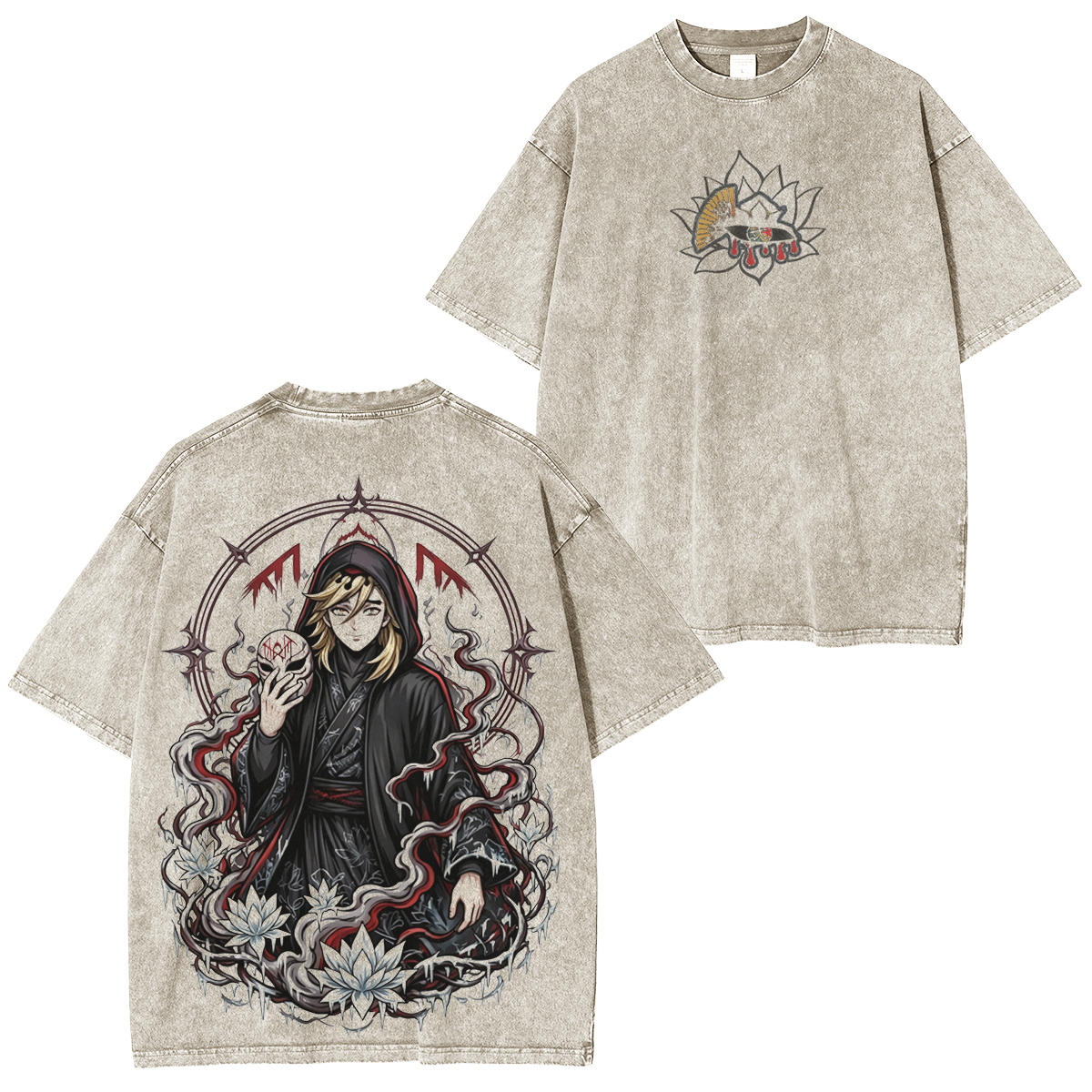 Demon Slayer: Kimetsu no Yaiba Doma Washed T-shirt