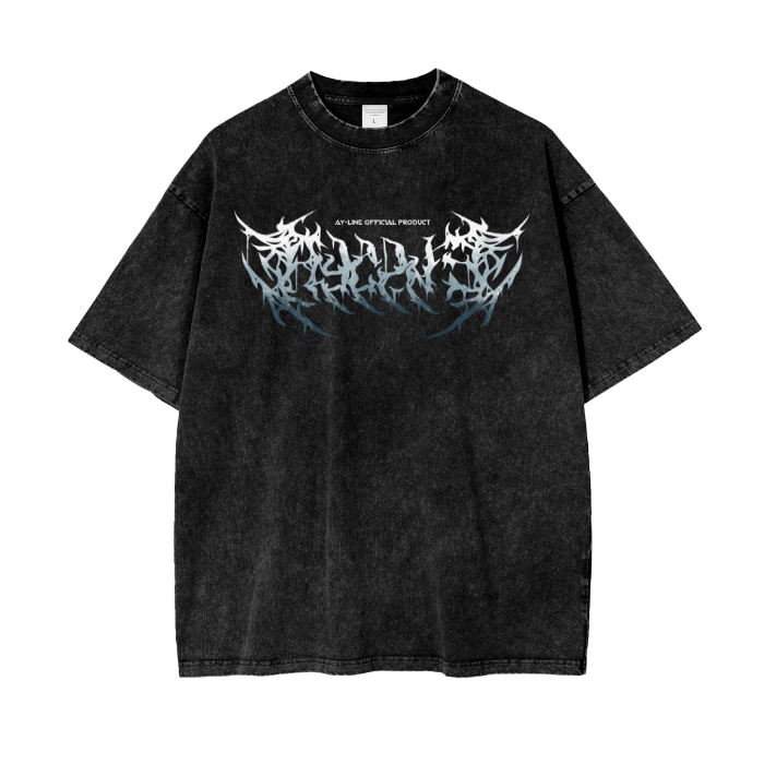 The Honored One Metal Streetwear Shirt Washed