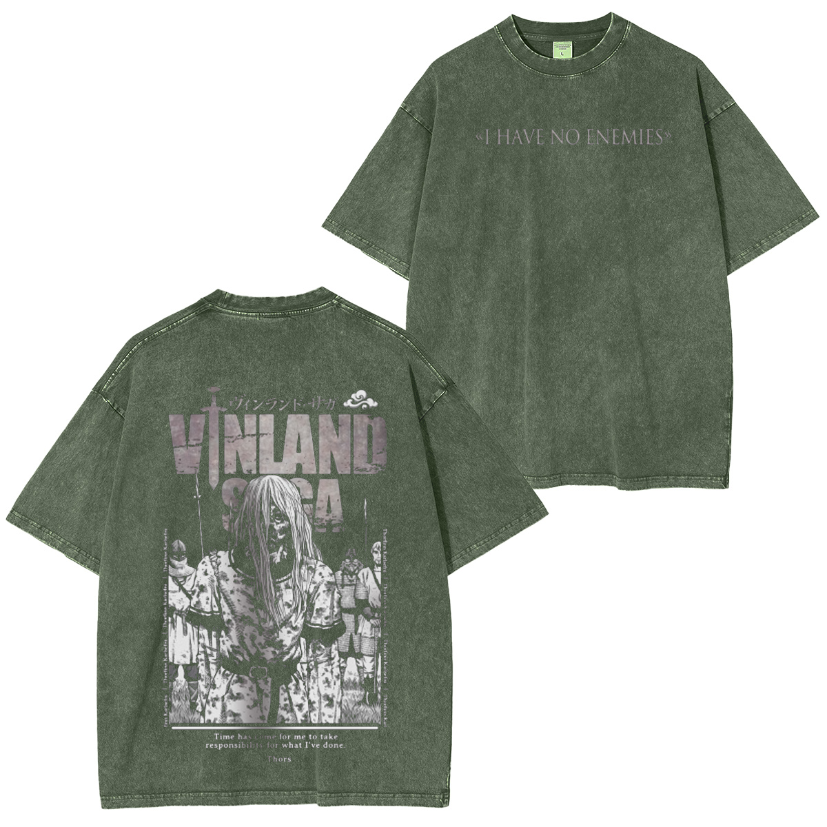 Vinland Saga Unisex Washed T-shirt/Crewneck/Hoodie