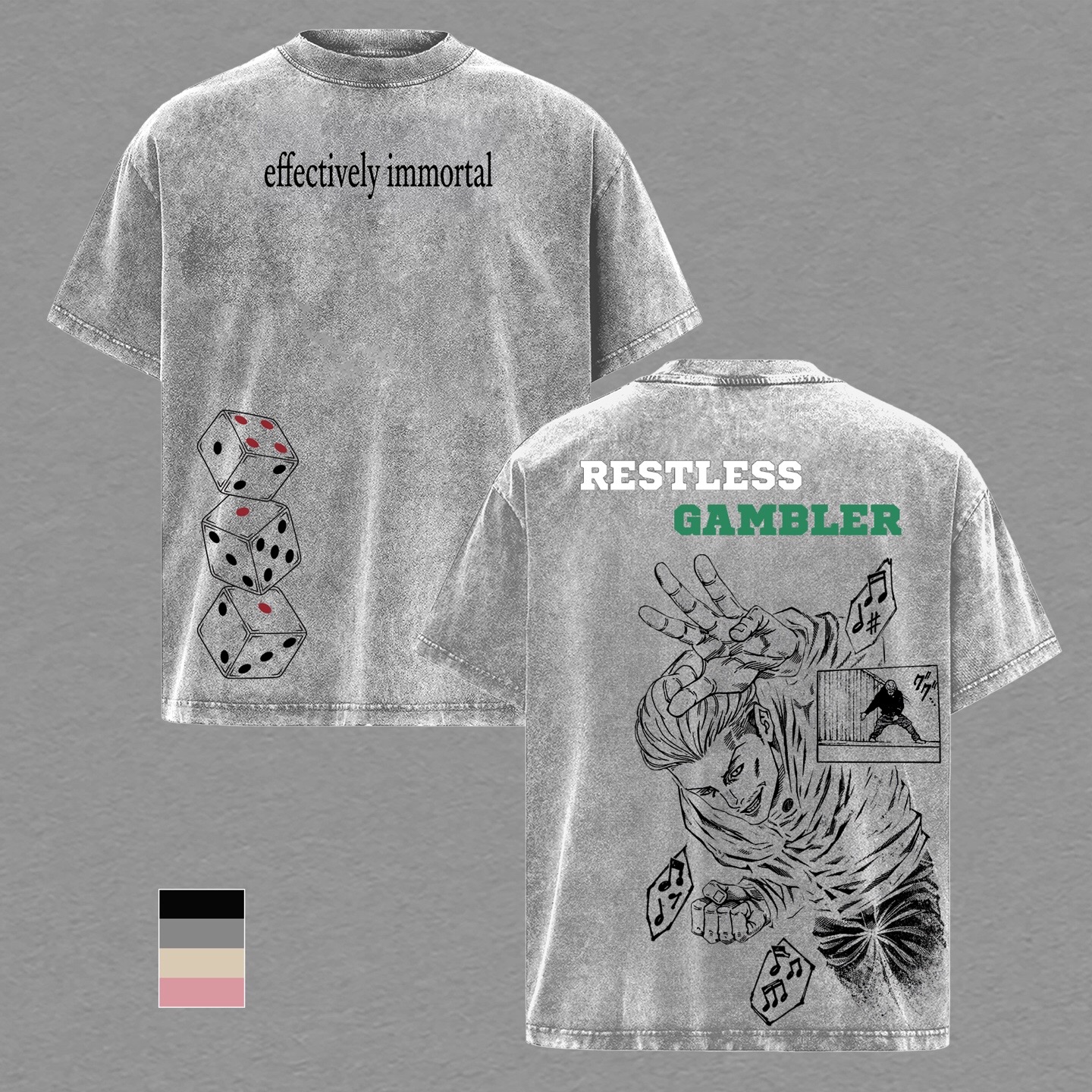 Hakarikinji Jujutsu Kaisen Washed T-shirt/Crewneck/Hoodie