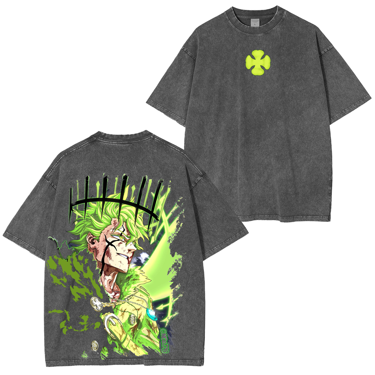 Black Clover Vintage washed T-shirt/Crewneck/Hoodie