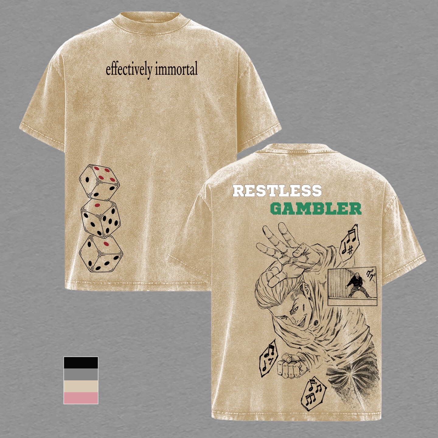 Hakarikinji Jujutsu Kaisen Washed T-shirt/Crewneck/Hoodie