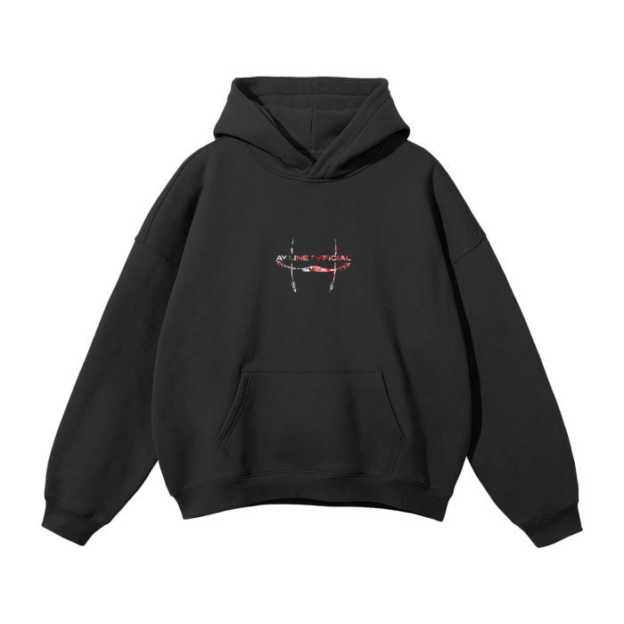 Crimson Flow Streetwear Hoodie