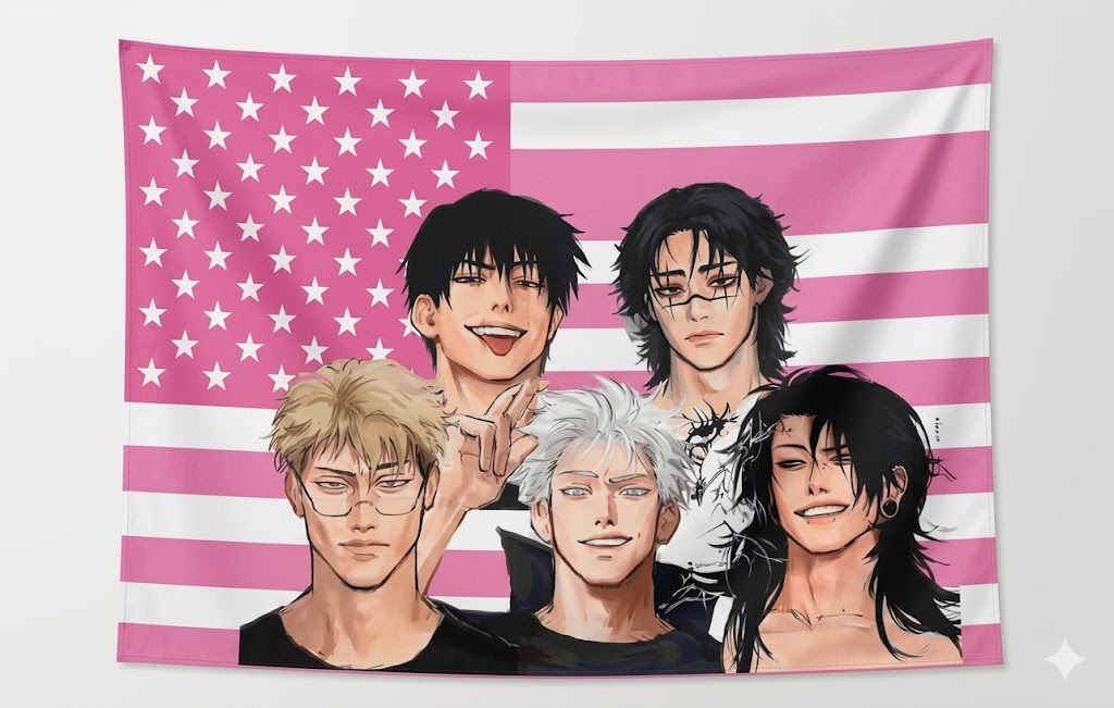 Anime Demon Slayer Tomioka Giyuu  Flag