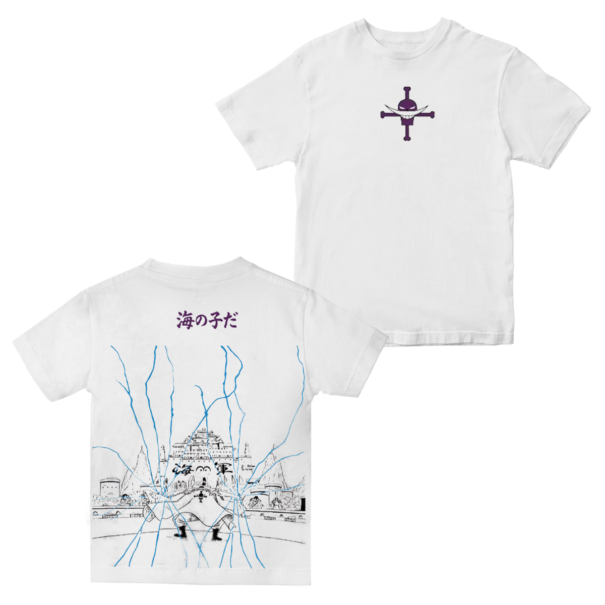 One Piece Anime Vintage  T-Shirt