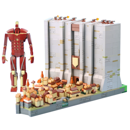 Attack on Titan Wall (moc-129657) Adult Building Block Model Ornament
