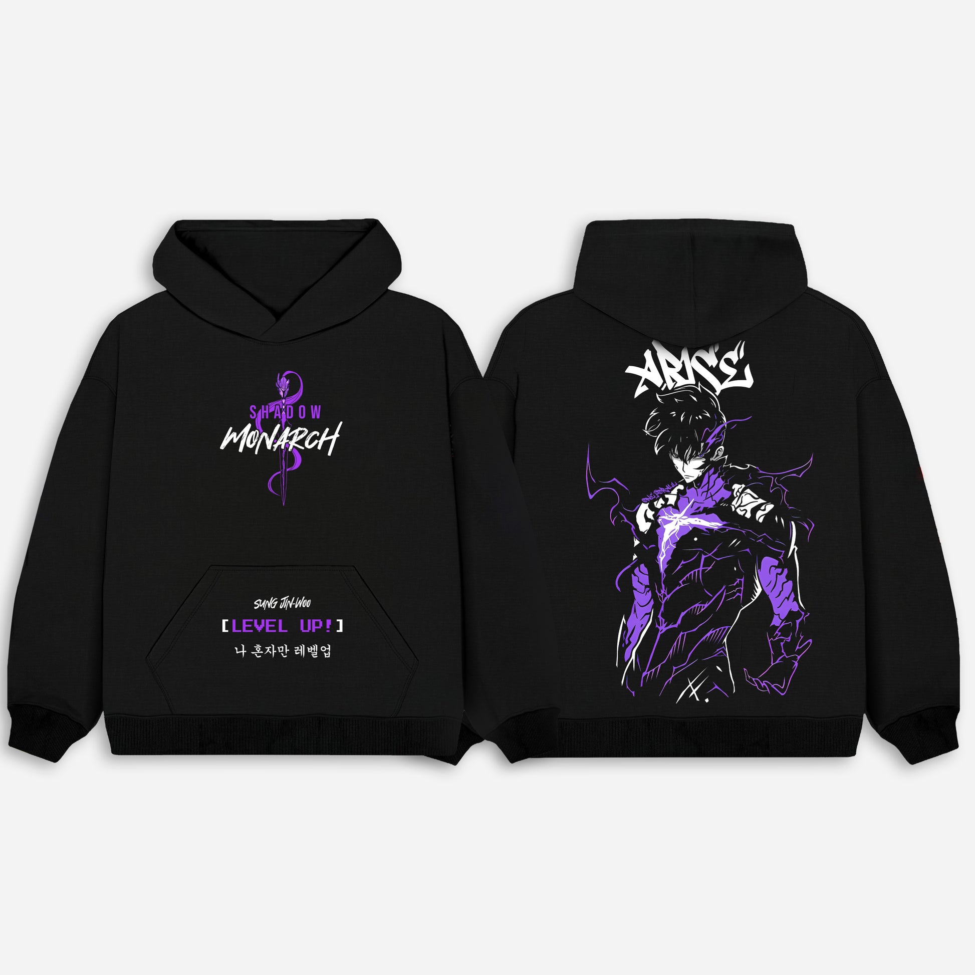 Solo Leveling Printed Oversized Unisex Hoodie