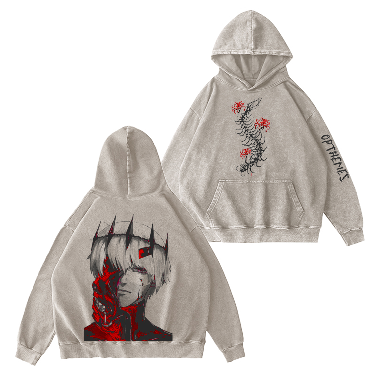 Tokyo Ghoul：Ken Kaneki Vintage washed T-shirt/Crewneck/Hoodie