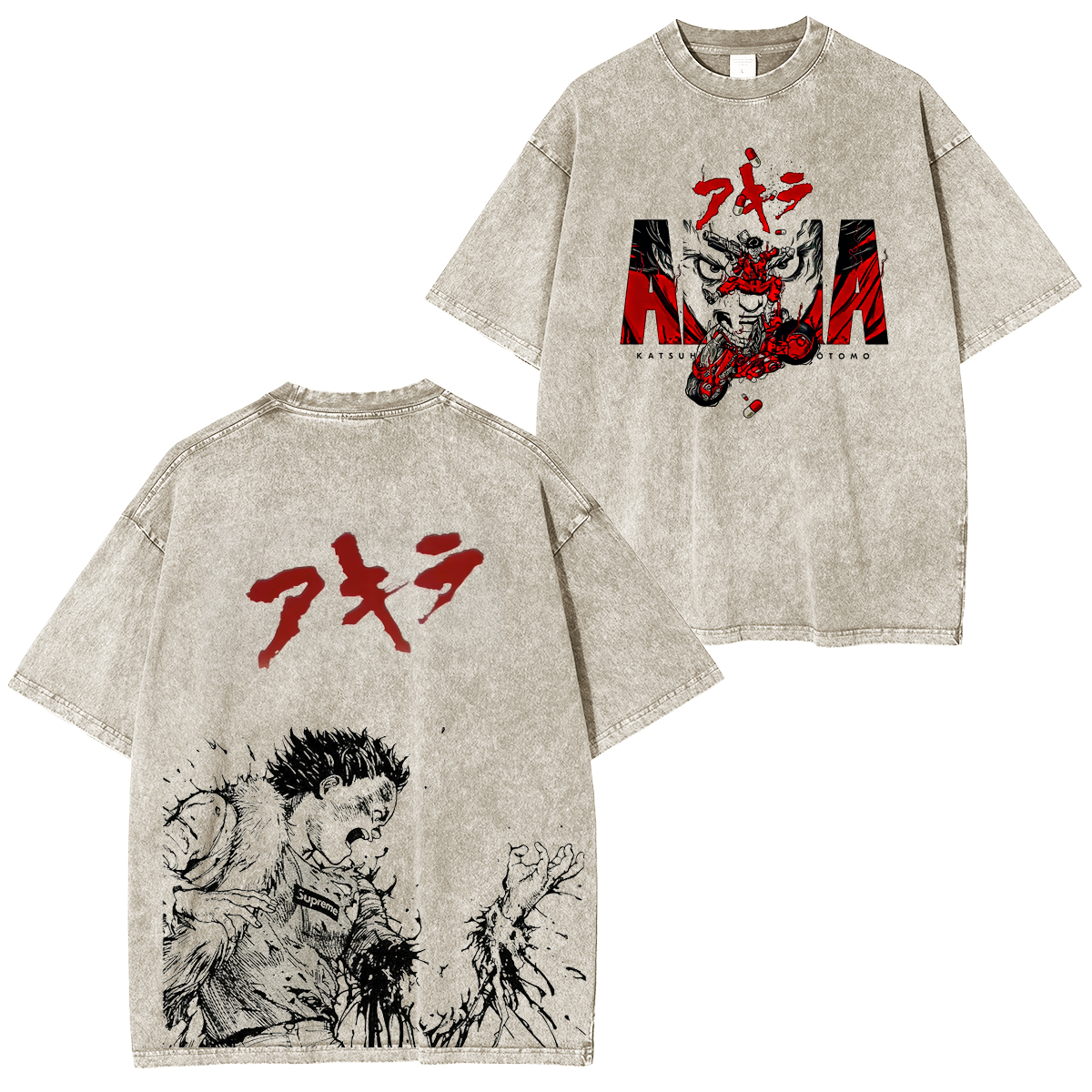 Akira Vintage Washed T-shirt/Crewneck/Hoodie