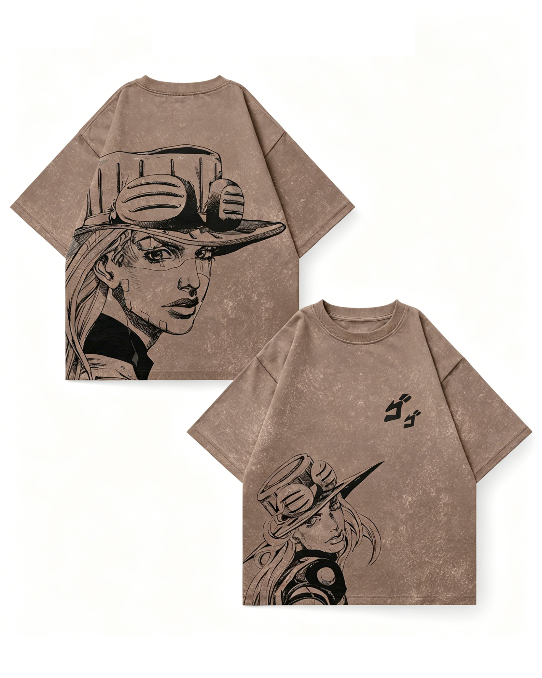 Gyro Zeppeli,Jojo Anime  Washed T-shirt/Crewneck/Hoodie