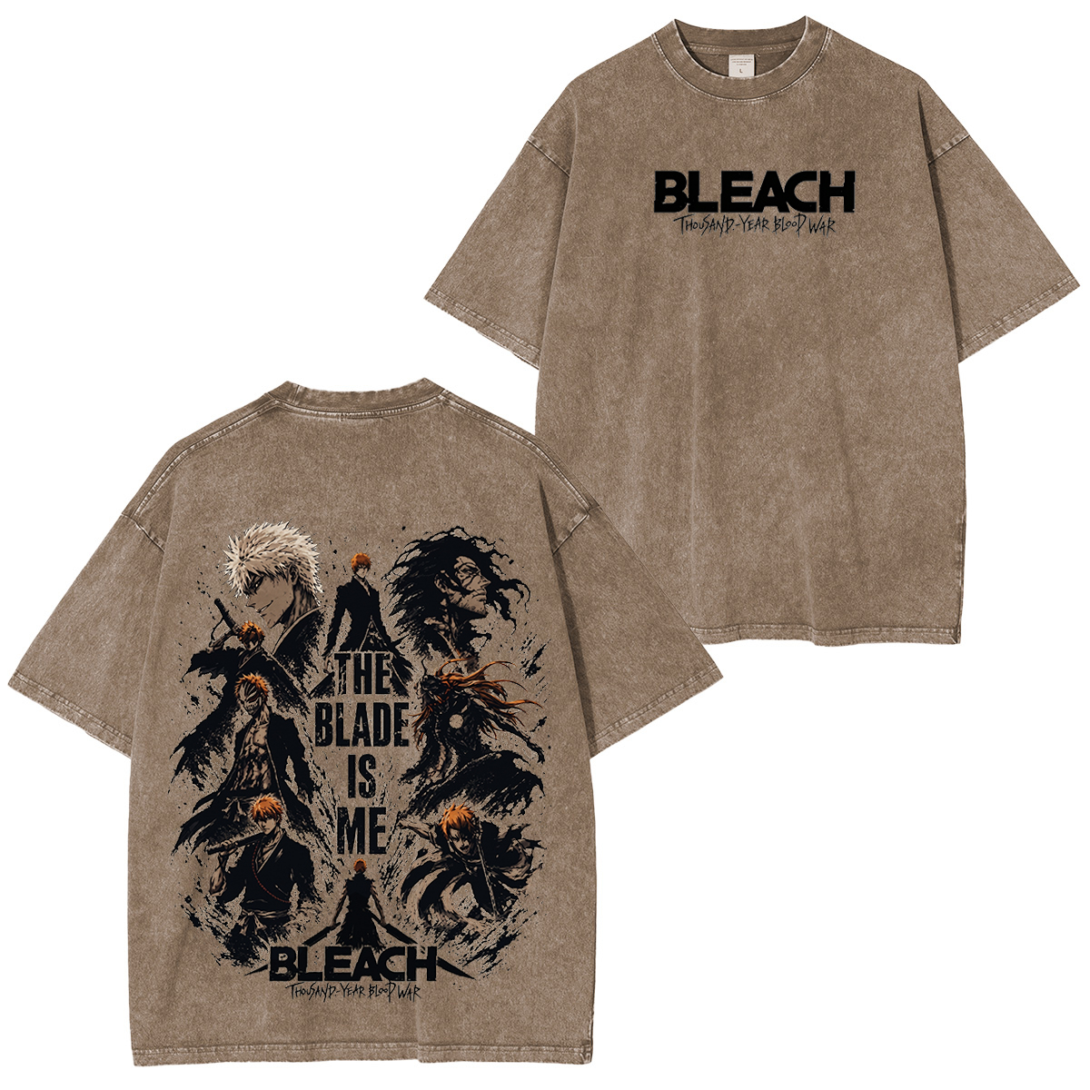Bleach Washed T-shirt/Hoodie