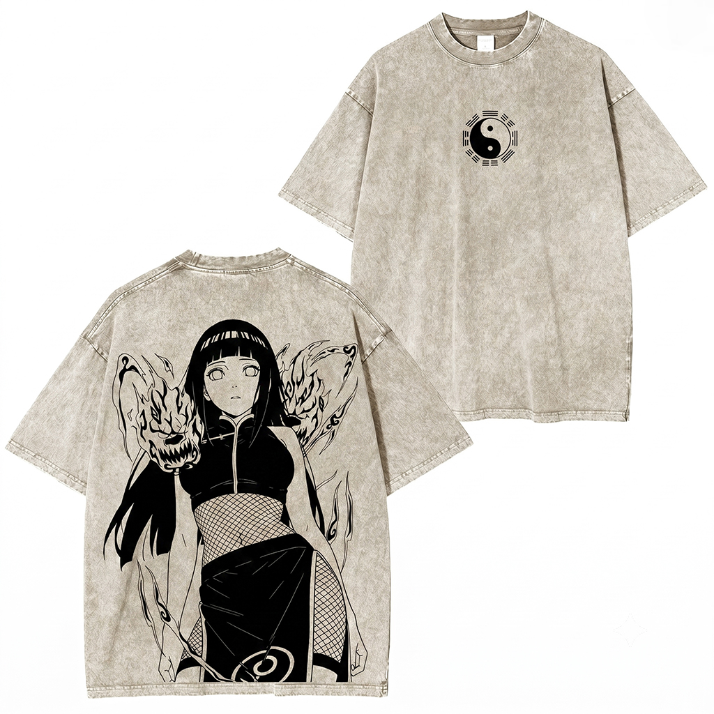 Naruto Hinata Hyūga Vintage Washed T-shirt/Crewneck/Hoodie
