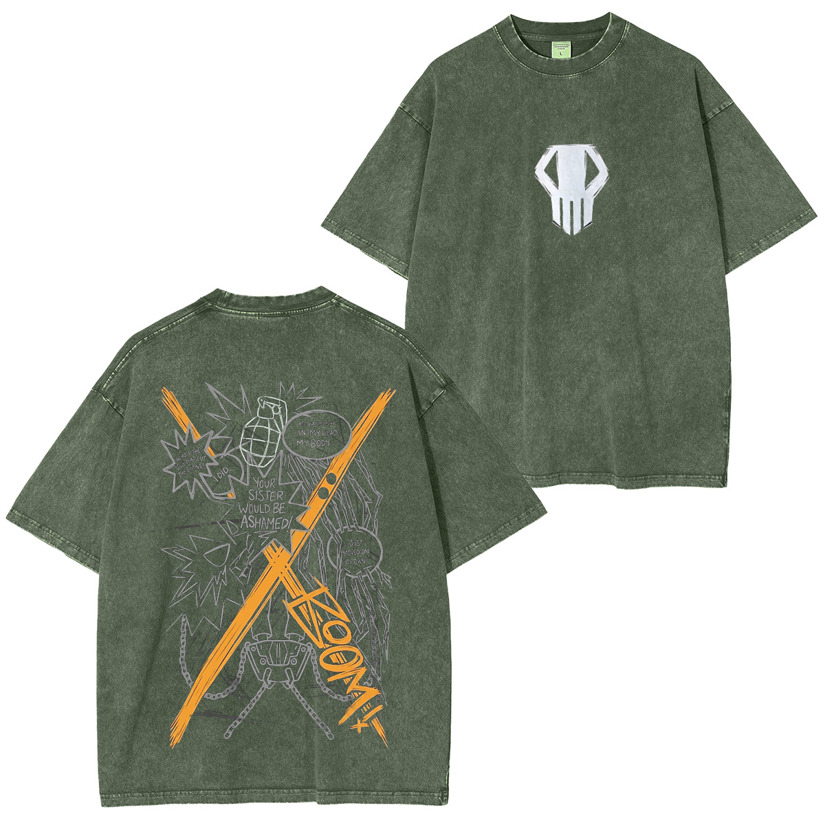 Katsuki Bakugo,My Hero Academia Vintage washed T-shirt/Crewneck/Hoodie